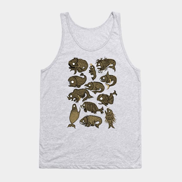 Sea Monsters assorted Tank Top by djrbennett